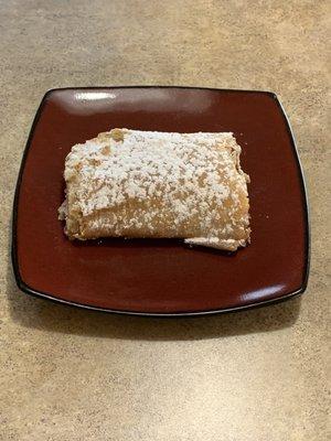 Hungarian cherry strudel. Excellent!