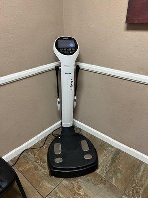 Inbody scale to give you a full body composition