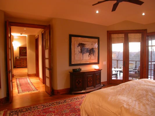 Wouldn't you love to wake up here?   In a dozen ways this space encourages relaxation, peace, togetherness and romance.