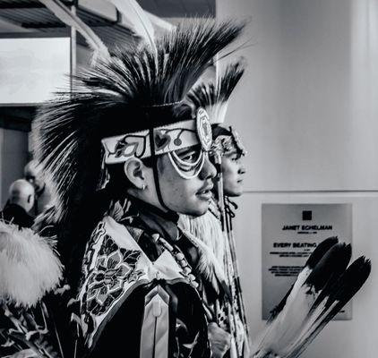 SFO Airport impromptu photo shoot Native American Heritage Month.