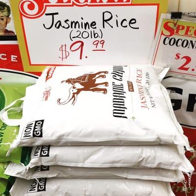 Daily Special: Jasmine Rice 20LB $9.99