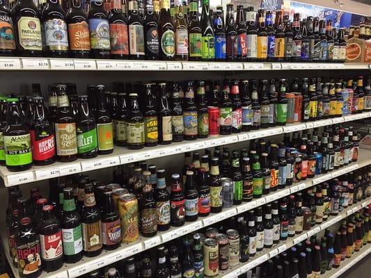 About 1/4 of their craft beer (not chilled) selection.