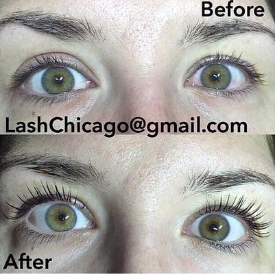 Lash lift and tint.                                       3127712288 LashChicago@gmail.com