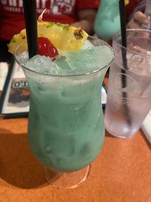 Blue Hawaiian drink