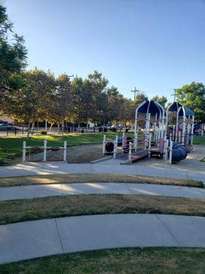 Sand play area for the smaller kids.