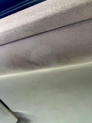 Dirty upholstery