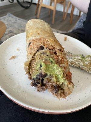 A massacred burrito