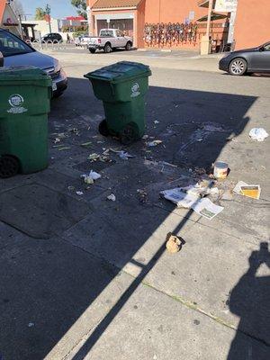 Nice job garbage men!  On Webb Ave. Alameda, CA