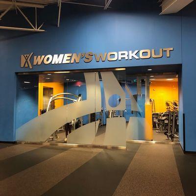 Women's Only Workout Area.