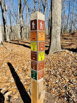 Trail guidance signs