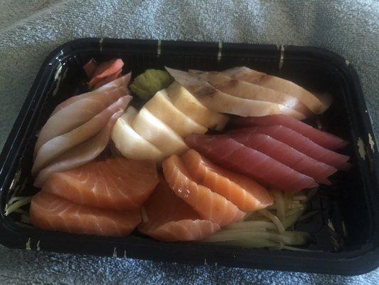 Delicious sashimi