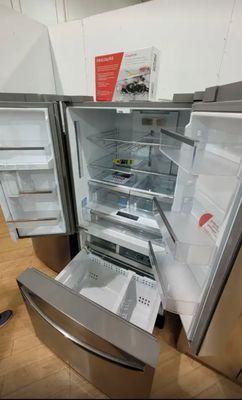 Fridge in showroom