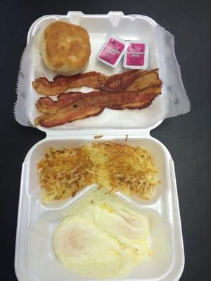 Delicious breakfast to go! All of this for $7!!