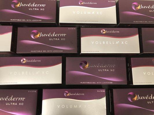 Juvederm Ultra XC, Voluma, Vobella, and Vollure Injectable Fillers