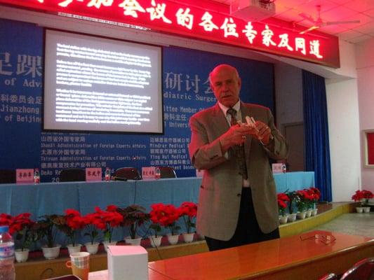 Lecturing in China Sept 2011