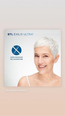 BTL EXILIS ULTRA 360 for skin tightening and body contouring. Call 682-444-5567 for a consultation