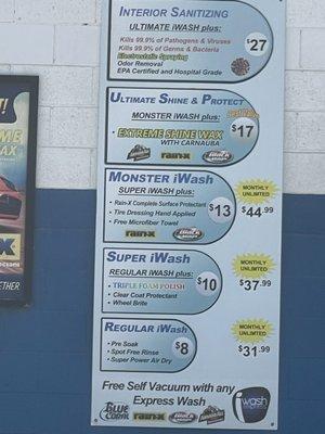 Overpriced bs, fast wash dirty car