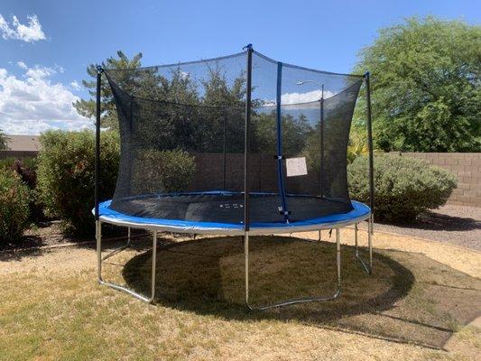 Fun trampoline build!