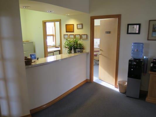 Inside our office - Reception Area