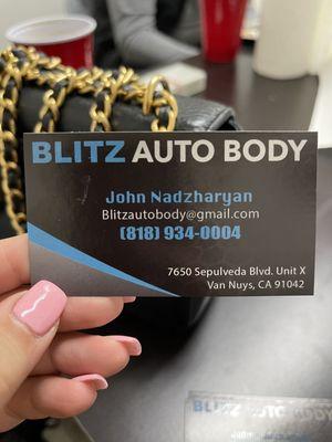 Blitz Auto Body