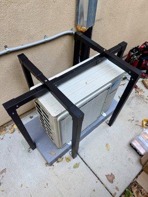 A/C security guard installation