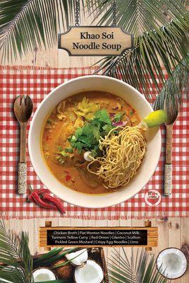 We proudly serve Khao Soi noodles. The world best noodles in 2022, tastatlas Awards 2022