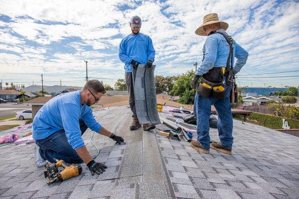 We partnered with Habitat for Humanity to provide a free, brand new roof for a retired veteran!