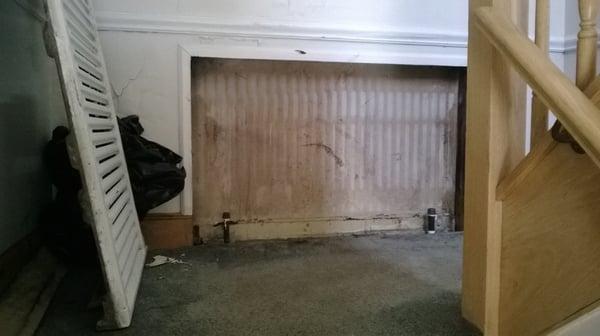 1st floor radiator ( has been off for three months now) 2.7.14