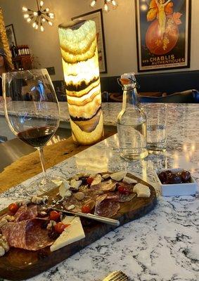 Cheese charcuterie with Dao Cab