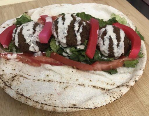 Falafel sandwich