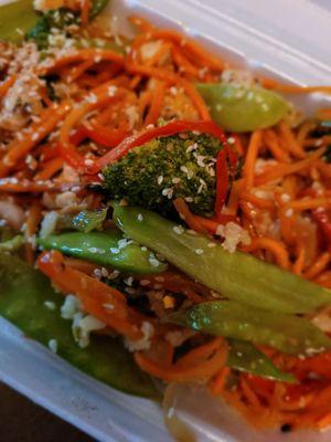 Sesame ginger stirfry