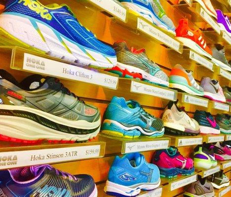 Great running shoe selection with super knowledgable staff of runners that help you find your perfect shoe!