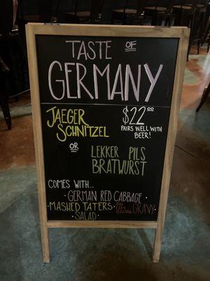 German Food Specials