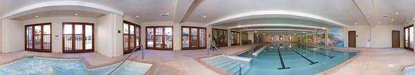 Saltwater heated pool at Paradise Village