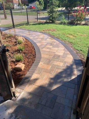 Paver walkway