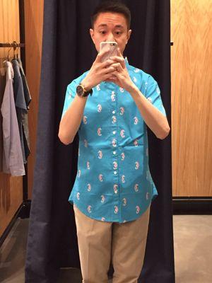 Seahorse button down