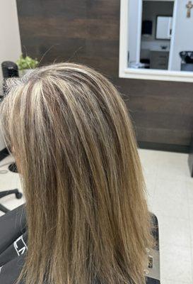 Foiled color/highlights