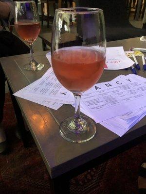 Rose' wine