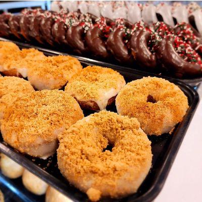 Crumb topped donuts!  Simply perfect!