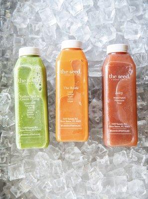 Fresh Juices and Immunity Shots made in house