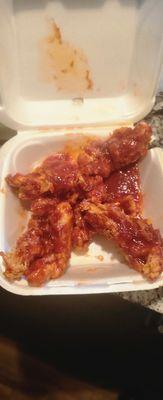 This is supposed to be honey bbq boneless wings