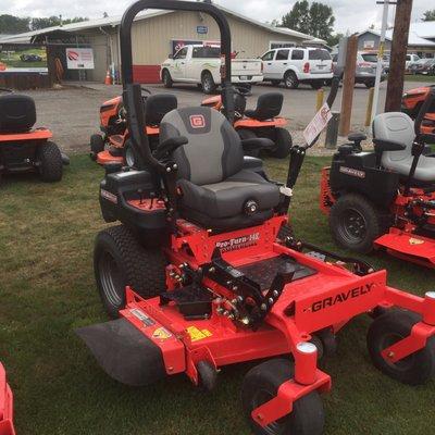 Great selection of equipment and brands for mowers and saws