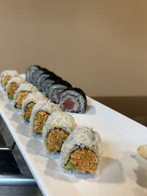 Spicy California Roll, Tuna Roll