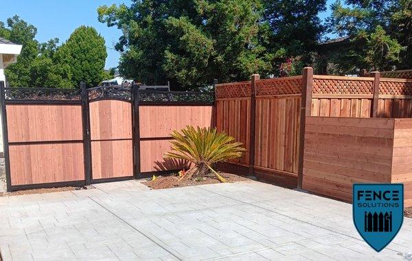 Fences built by Fence Solutions