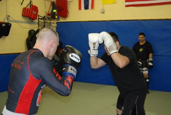 pro MMA fighter training camp