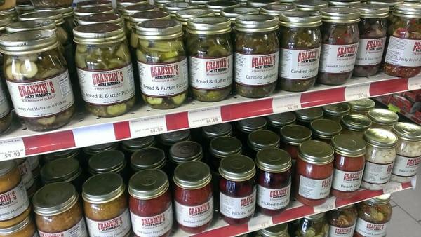 Prepared pickled items; excellent prices i.e. $4.99 compare to Bucky's $7.99.