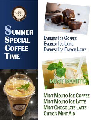 Mint Mojito Ice Latte Summer Special Coffee Time