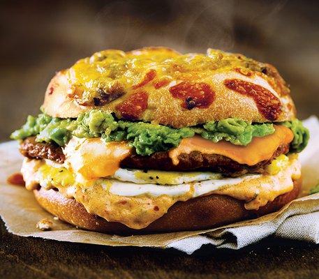 Chorizo Sunrise Breakfast Egg Sandwich