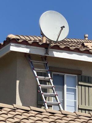 sky mex Sat Installation @ Corona California