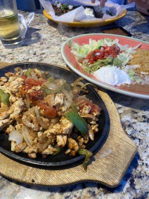 Chicken fajitas